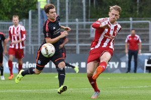 Steven Lindener im Spiel gegen die U23 vom HSV. Foto: Mundt