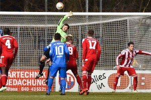 Kam 2012 von Anker Wismar und kickte zuvor in der Jugend vom HSV und Bayern München: Johannes Höcker. Foto: Mundt