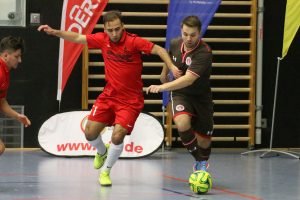 Sparta Futsal HSC überraschte im Spiel um den dritten Rang und schlug den FCSP. Foto: Heiden