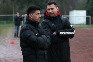 Benjamin Hübbe (li.) und Max Weiß konnten mit der zweiten Halbzeit zufrieden sein. Foto: Heiden