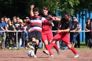 Die Algan-Bengel taten sich zuerst schwer, spielten sich dann später in einen Rausch. Foto: Heiden